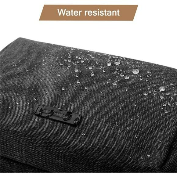 Bagsmart Toiletry Bag Men Canvas Travel Dopp Kit Waterproof Shaving Organizer - Picture 5 of 7